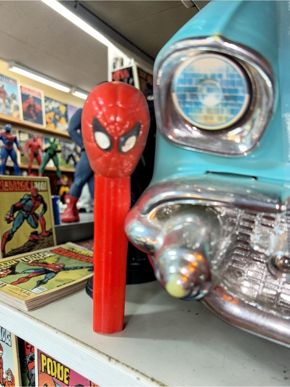 Vintage Spider-Man Candy PEZ Dispenser - Red